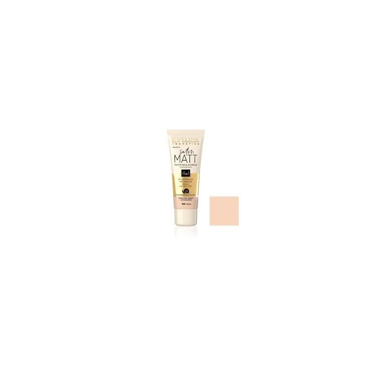 Eveline Satin Matt Matting foundation /104/ Beige 30 ml