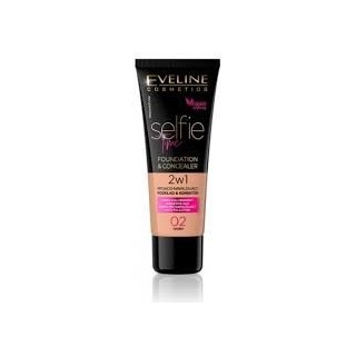 Eveline Selfie Time 2in1 concealing and moisturizing foundation /02/ Ivory 30 ml