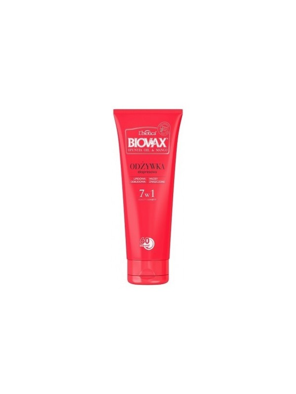 L'biotica BIOVAX Conditioner 7in1 for all hair types with Opuntia and Mango oil 200ml