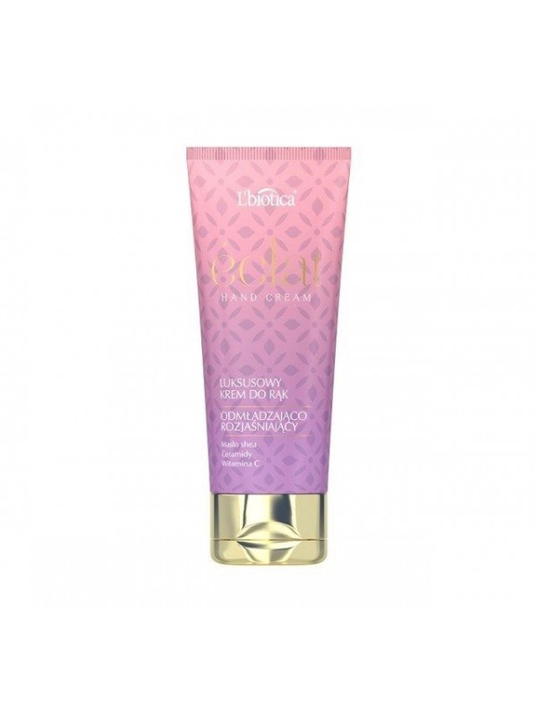 L'biotica Eclat Luxurious rejuvenating and smoothing hand cream with shea butter 50 ml