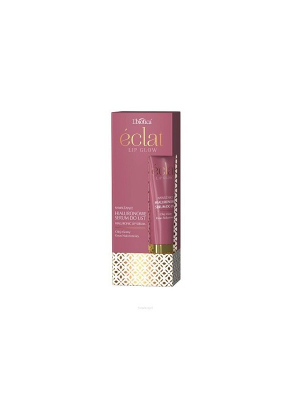 L'biotica Eclat Lip Glow Moisturizing lip Serum with rose oil 15 ml