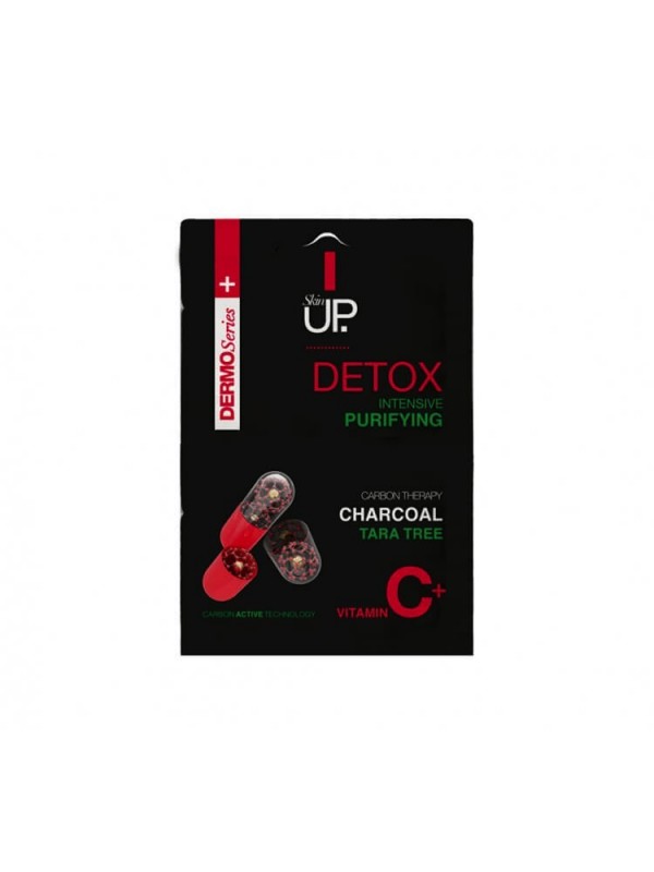 Skin Up Detoxifying Face Mask with Charcoal and Vitamin C 2 x 5 ml