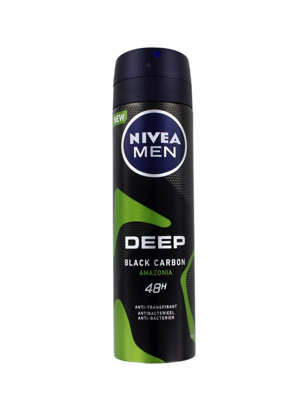 NIVEA MEN ANTI-SPIRANT Deep Black Carbon Amazonia 150 ml