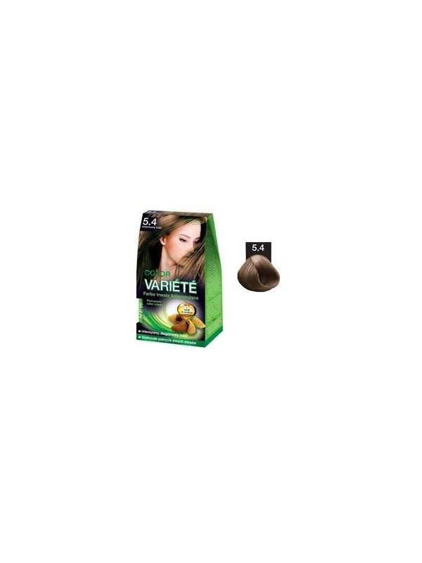 Chantal Color Variete Hair dye permanently coloring / 5 .4 / Nut brown 110 g