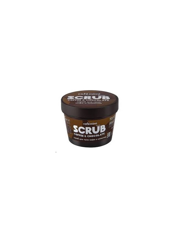 Cafe Mimi Body Scrub Coffee and Chocolate 120 g