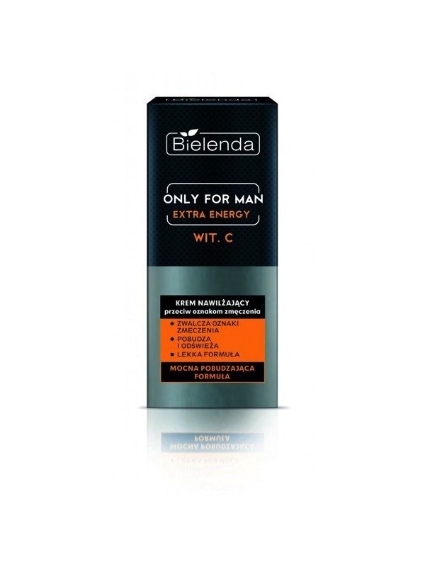 Bielenda ONLY FOR MEN EXTRA ENERGY hydraterende gezichtscrème voor mannen 50 ml