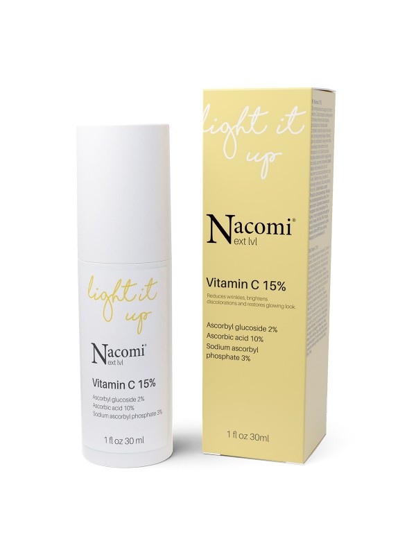 Nacomi Next Level Face Serum with Vitamin C 15% 30 ml