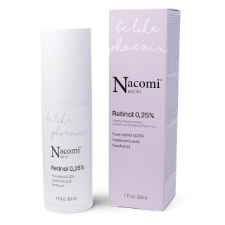 Nacomi Next Level Night face Serum with pure Retinol 0.25% 30 ml