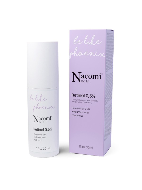 Nacomi Next Level Night face Serum with pure Retinol 0,5 % 30 ml