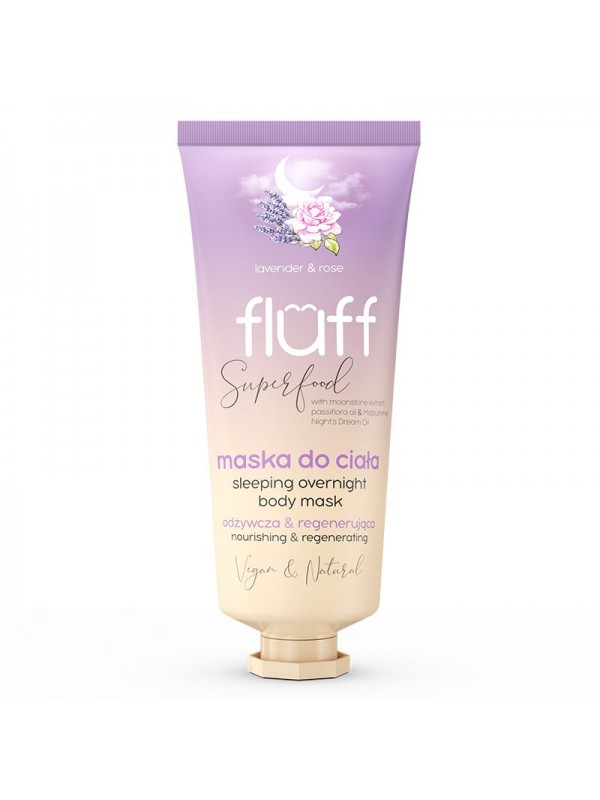 Fluff Body Mask Voedende & Regenererende Lavendel & Rozen 150 ml