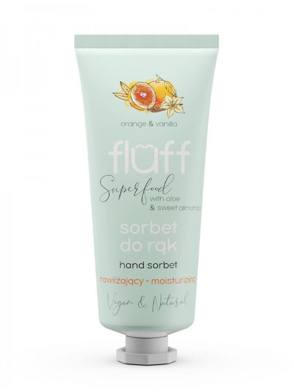 Fluff Hand Sorbet Moisturizing Orange and Vanilla 50 ml