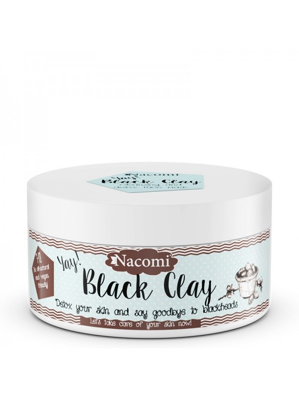 Nacomi Black Clay - Cleansing and detoxifying mask 90 g