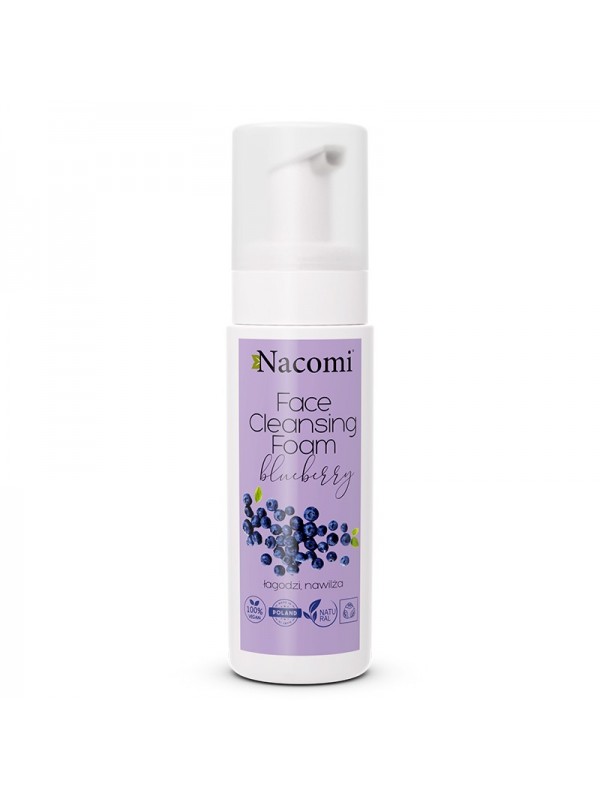 Nacomi Blueberry gezichtsreinigingsschuim 150 ml