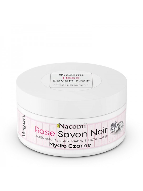 Nacomi Savon Noir Black Soap with Rose Water 125 g (30-09-2022)