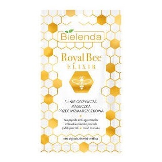 Bielenda ROYAL BEE ELIXIR Sterk voedend anti-rimpel gezichtsmasker 8 gr