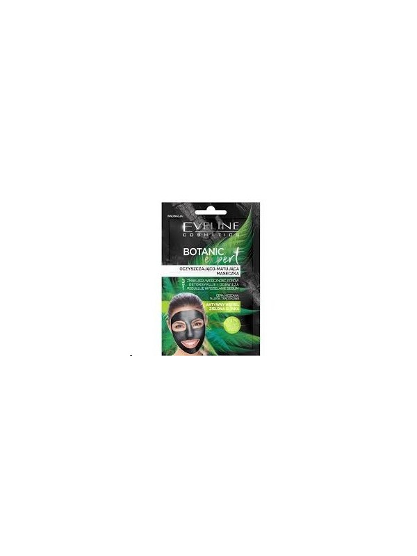 Eveline Botanic Expert Cleansing and matting face mask with clay 2x5 ml