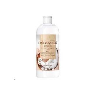 Eveline Rich Coconut 2 in 1 micellaire vloeistof + hydraterende toner 500 ml