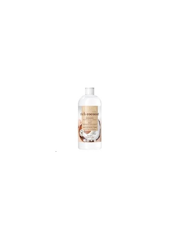 Eveline Rich Coconut 2 in 1 micellaire vloeistof + hydraterende toner 500 ml