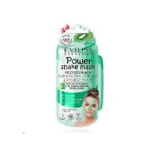 Eveline Power Shake Mask Purifying Bio Mask - peeling met probiotica 5in1 10 ml