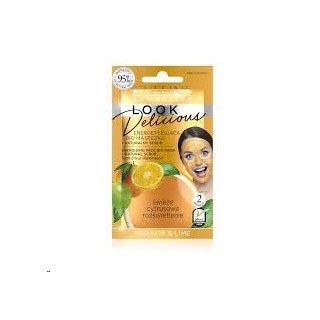 Eveline Look Delicious Energizing Bio Mask + Natural Scrub Orange & Lime 10 ml