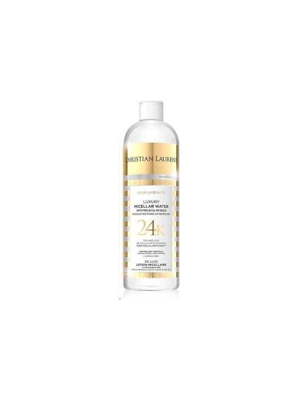 Eveline Christian Laurent Luxe micellair water met colloïdaal goud voor het verwijderen van gezichts- en oogmake-up 24K 500 ml