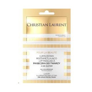 Eveline Christian Laurent Luxurious Illuminating and Lifting Face Mask with 24K Gold 2x5 ml