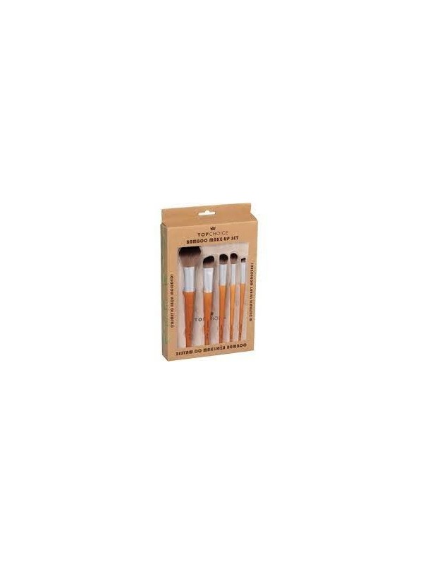 Top Choice Bamboo makeup brush set 5 pcs