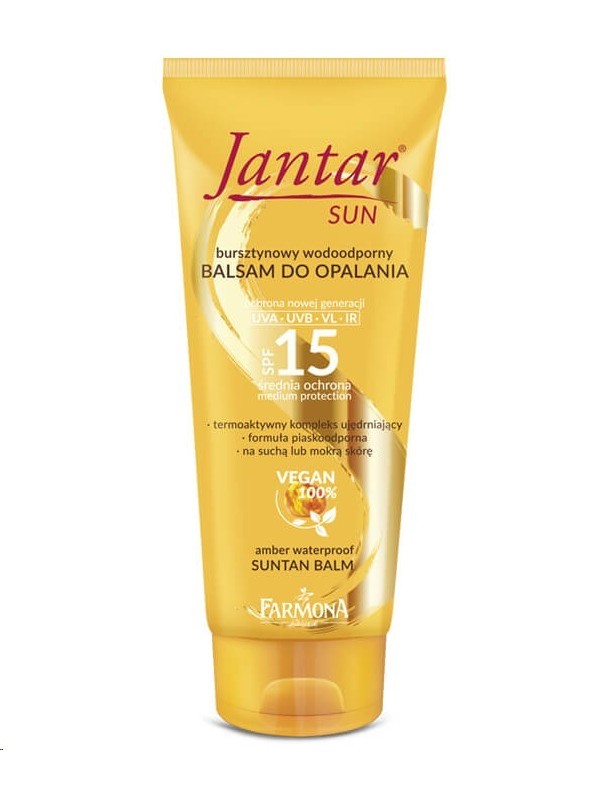 Farmona Jantar Sun Amber Waterproof Sun Lotion SPF15 200 ml