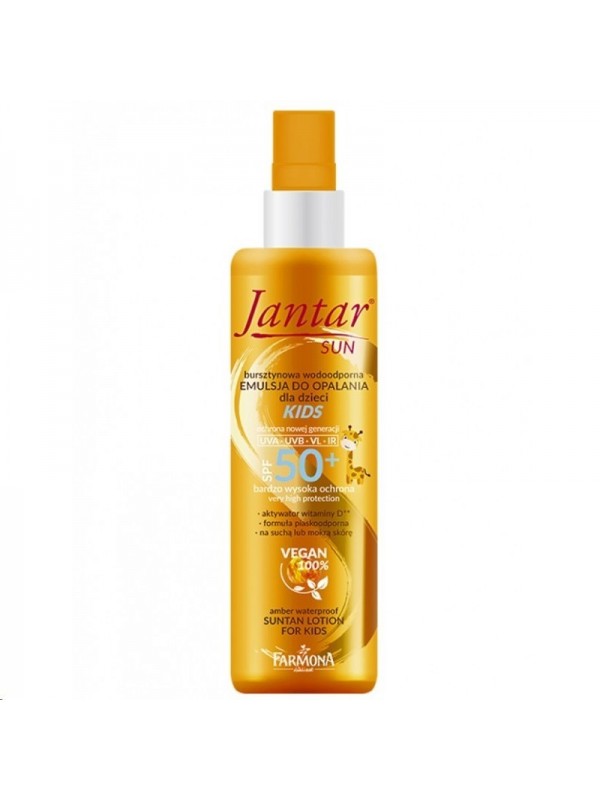 Farmona Jantar Sun Amber Waterproof Sunscreen lotion for children SPF50 200 ml