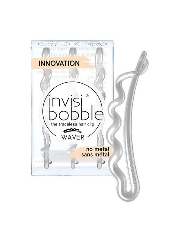 Invisibooble Waver Hair clip set white 3 pieces