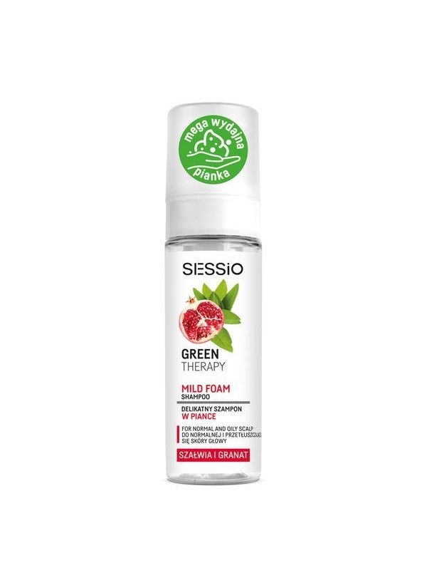 Sessio Green Therapy Delicate Foam Haarshampoo Salie en Granaatappel 175 g