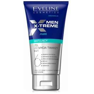 Eveline Men X-Treme 6in1 Matt Mattifying face wash gel 150 ml