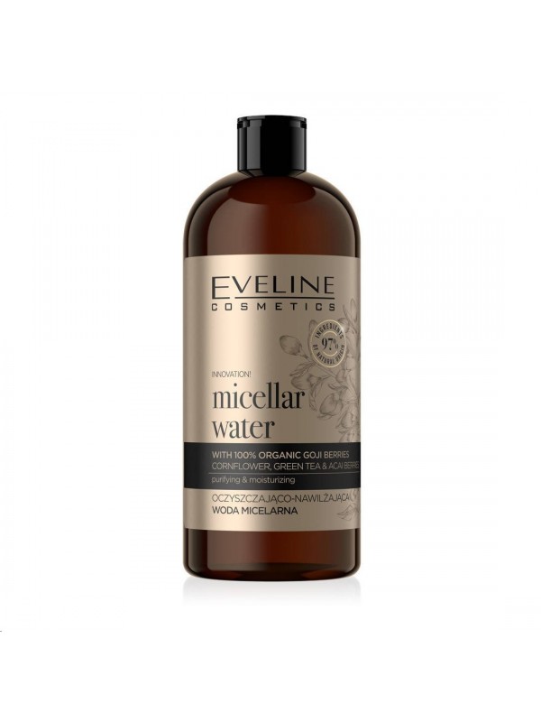 Eveline Organic Gold Cleansing and moisturizing micellar water 500 ml