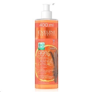 Eveline 99% Natural Orange Verwarmende lichaamscrème-gel 400 ml