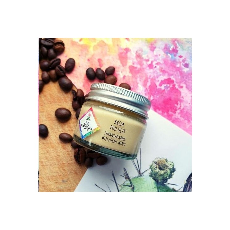 Nowa Kosmetyka Augencreme „Morgenkaffee, Abendwein“ 15 ml