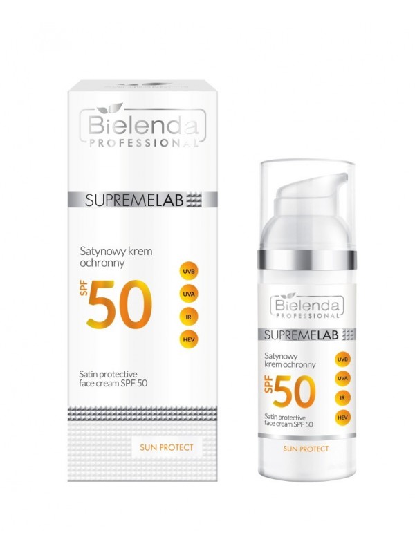 Bielenda Professional SUPREMELAB Satijnbeschermende gezichtscrème SPF50 + Zonbescherming 50 ml