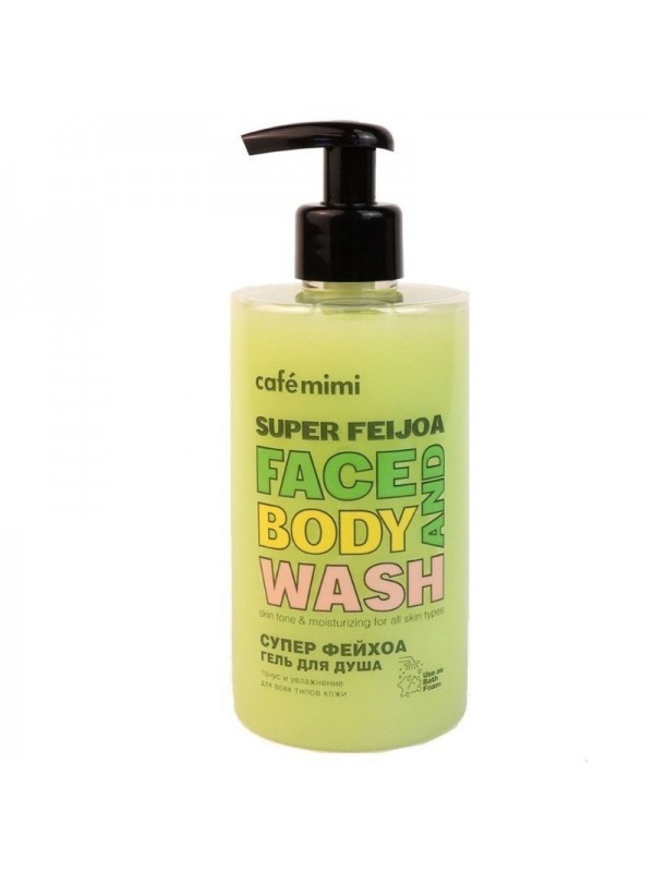 Cafe Mimi Super Feijoa body and face wash gel 450 ml