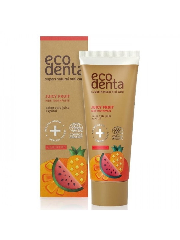 Ecodenta Cosmoc Organic Vruchtentandpasta voor kinderen 75 ml