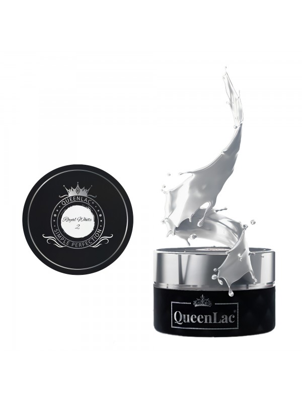 QueenLac UV nagellak /02/ Royal White 5 ml