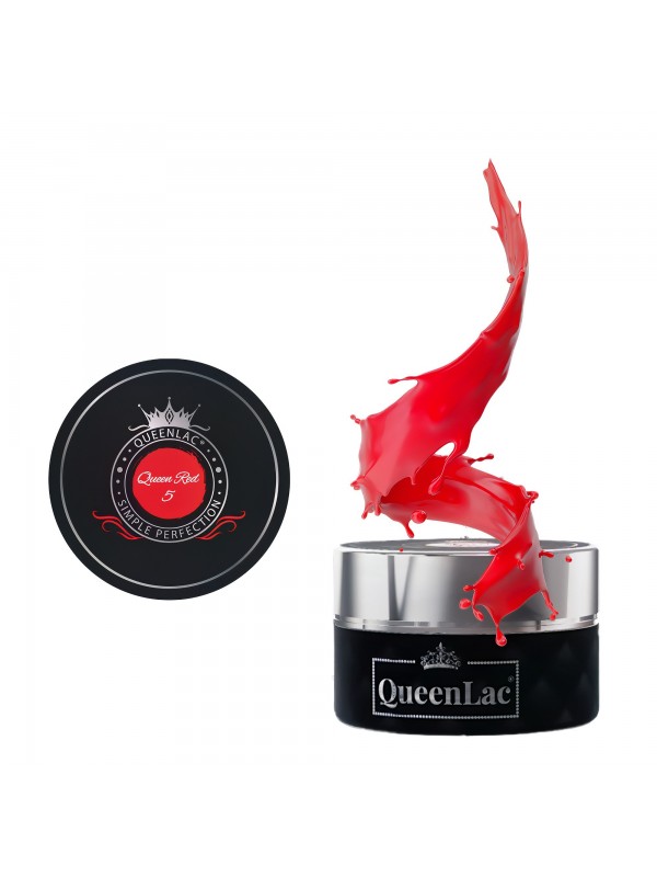 QueenLac UV nagellak /05/ Queen Red 5 ml