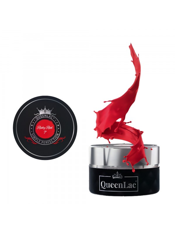 QueenLac UV nagellak /07/ Ruby Red 5 ml