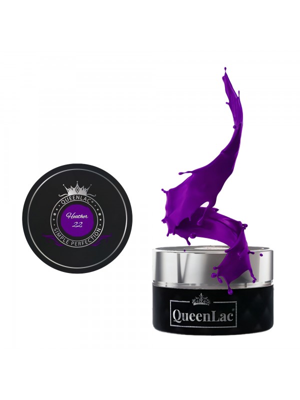 QueenLac UV nail polish /22/ Heather 5 ml