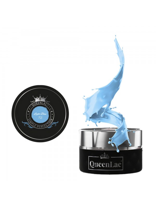 QueenLac UV nagellak /72/ Light 5 Blue