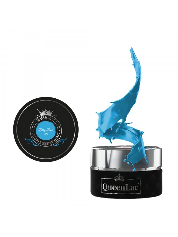 QueenLac UV nagellak /75/ Baby Blue 5 ml