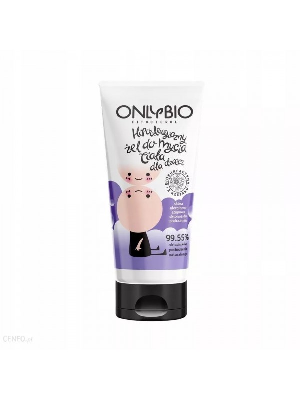 ONLYBIO Phytosterol Hypoallergenic body wash gel for children 200 ml