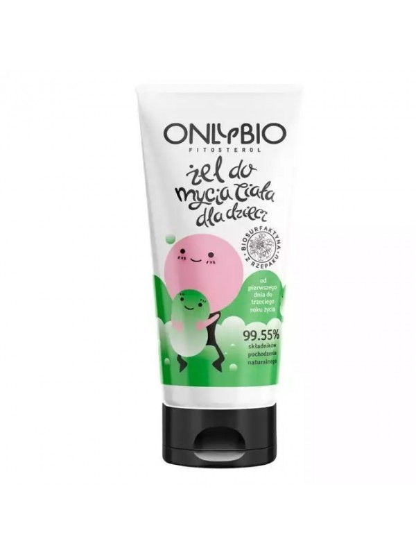 ONLYBIO Phytosterol Body wash gel voor kinderen 0-3 jaar 200 ml