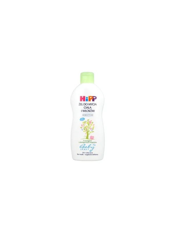 Hipp Babysanft Gel for washing body and hair from 1 day of life 400 ml