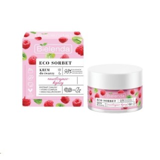 Bielenda ECO SORBET Moisturizing and soothing face cream Raspberry 50 ml