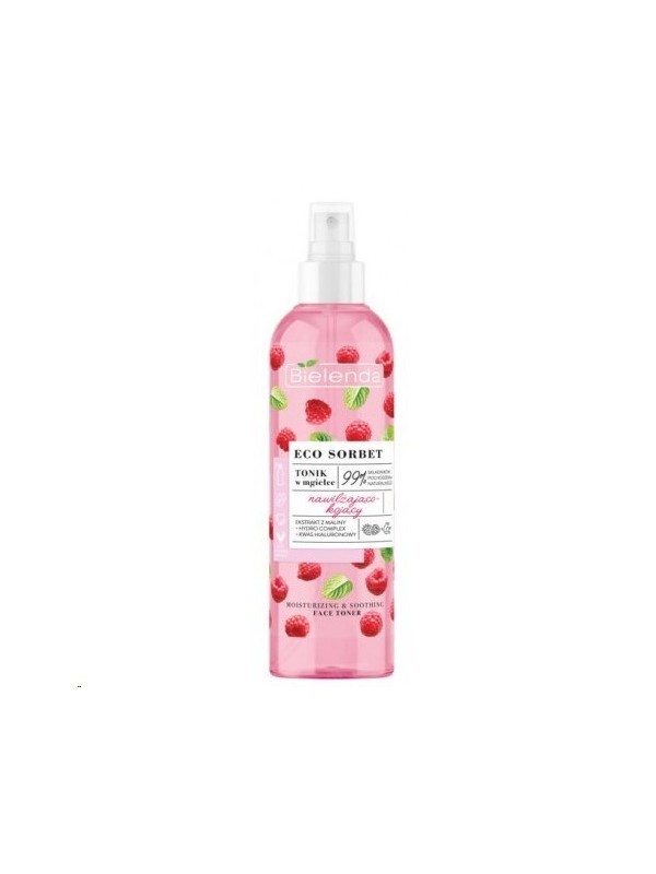 Bielenda ECO SORBET Moisturizing and soothing tonic mist Raspberry 200 ml