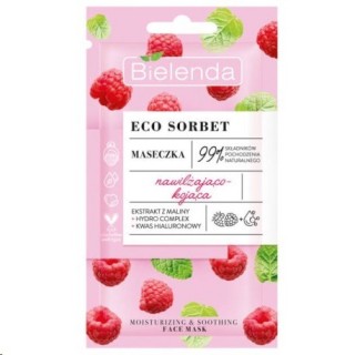 Bielenda ECO SORBET Moisturizing and soothing face mask Raspberry 8 g